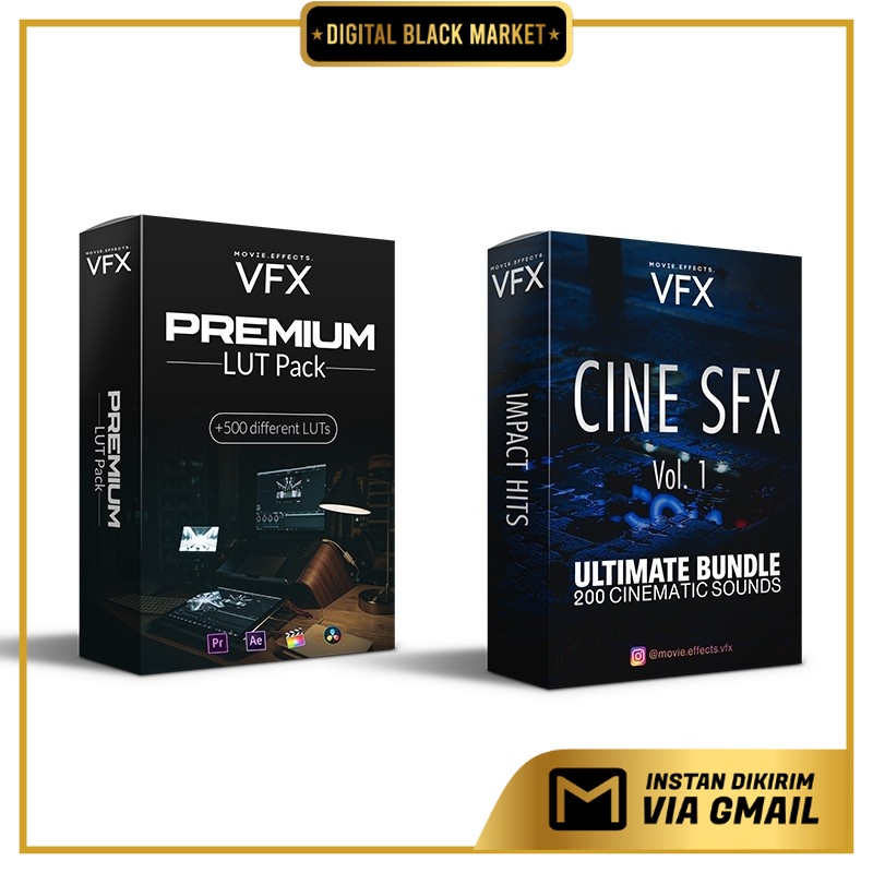 CINE SFX Vol  1 &amp; Premium LUTs Pack - Timo Sell