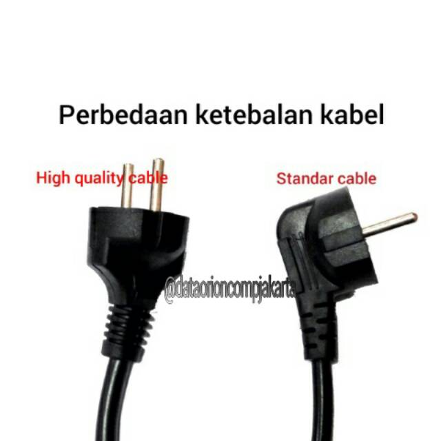 High quality Kabel power adaptor laptop cable power notebook 3 lubang panjang 1.5