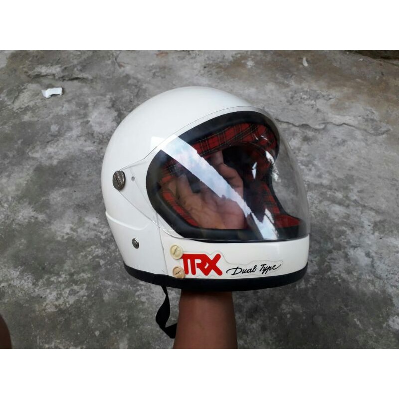 helm jadul lawas TRX custom