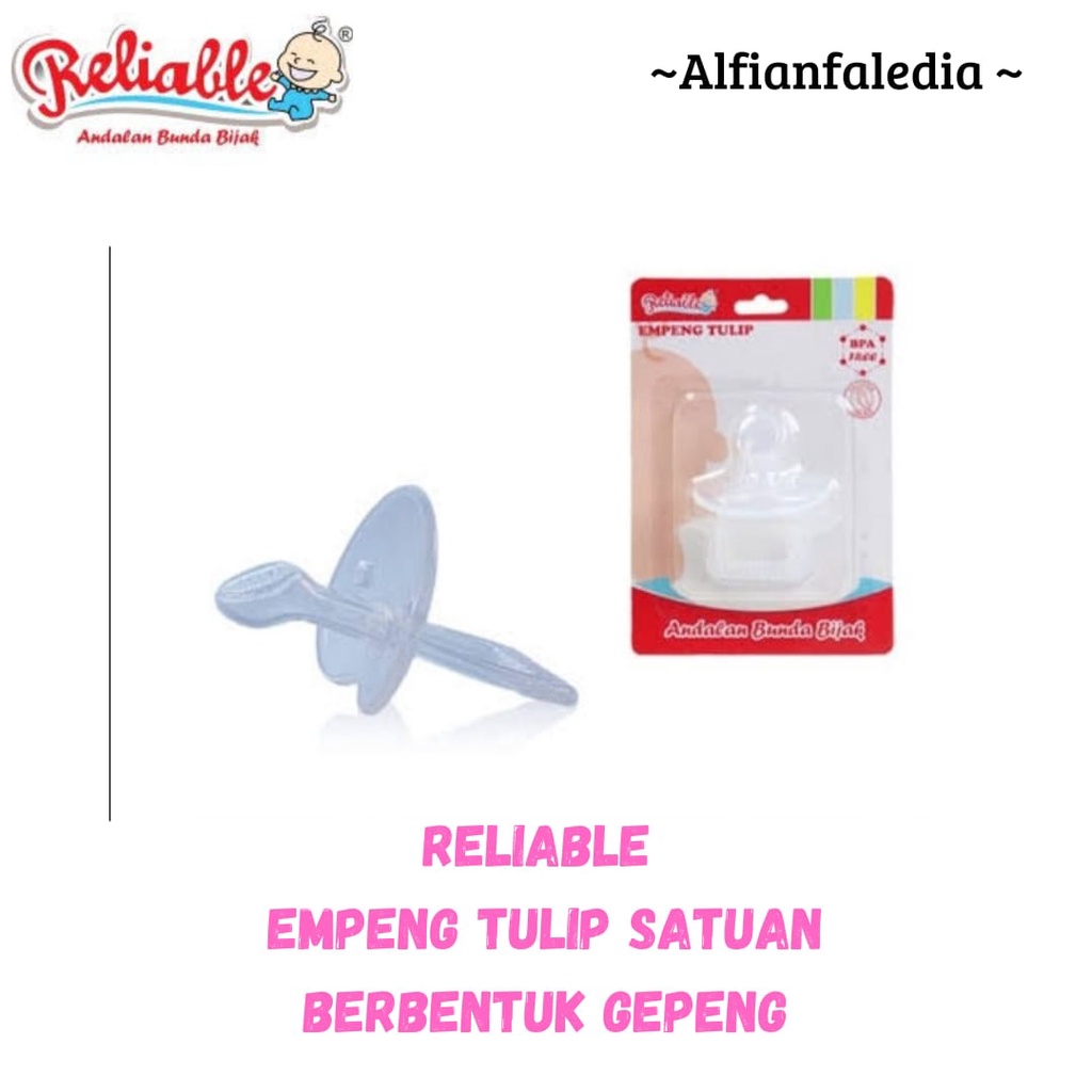 Reliable Empeng Tulip Satuan Bentuk Gepeng / Alfianfaledia