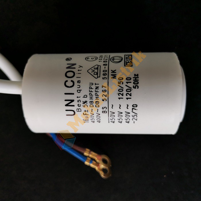 Kapasitor UNICON 16 uf 450V AC Bulat Kecil