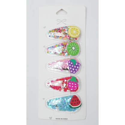 Jepit Rambut Anak Perempuan Sparkle Fruity
