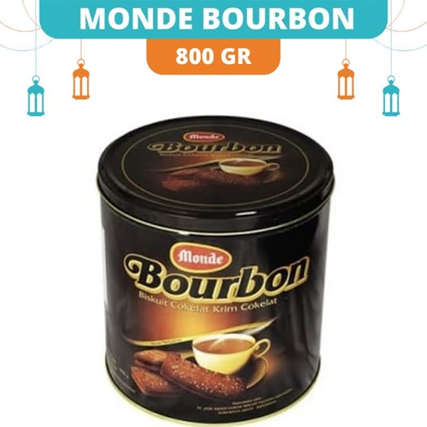 

Monde Bourbon biskuit kaleng 800g 800 gram coklat chocolate sandwich