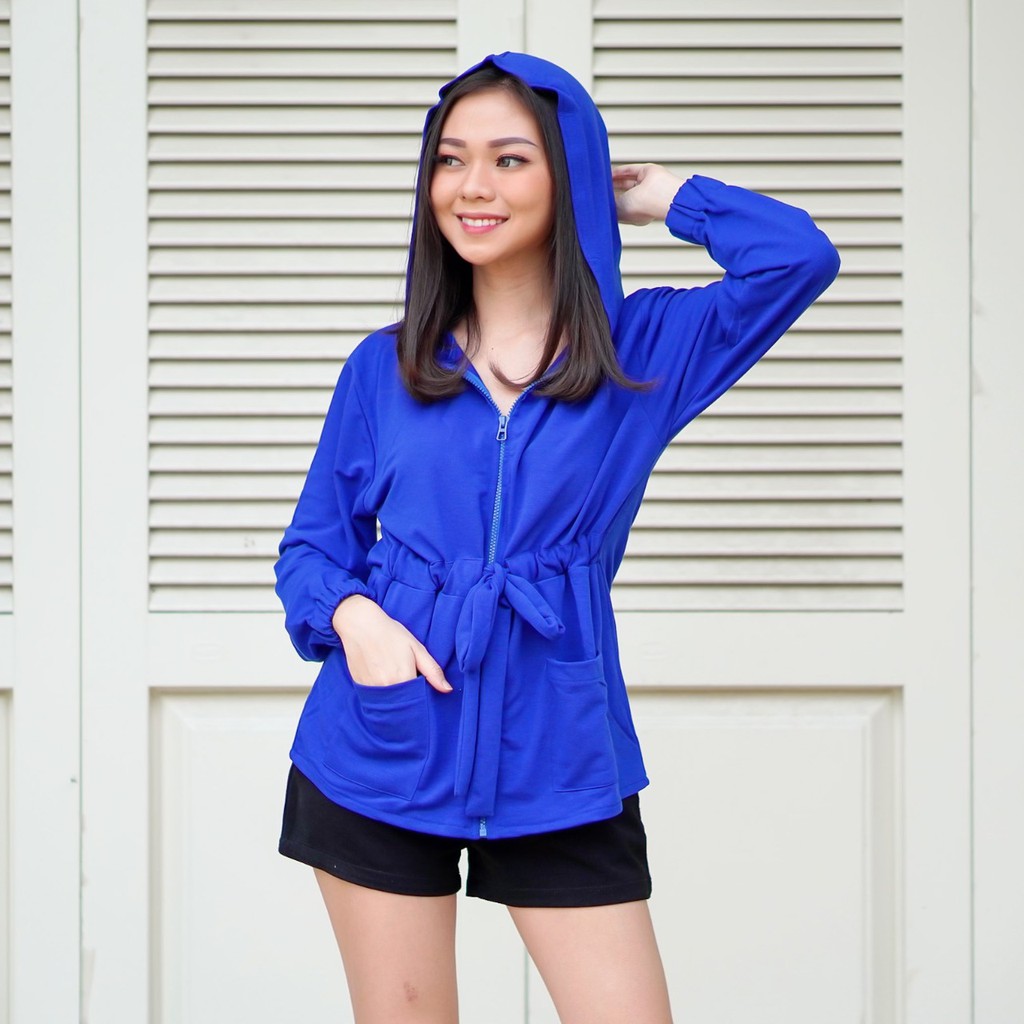 COTTONBELLS JAKET CASUAL WANITA ANTI CORONA HOODIE J 906 COTTONBELLS JAKET CASUAL WANITA ANTI CORONA HOODIE J 906
