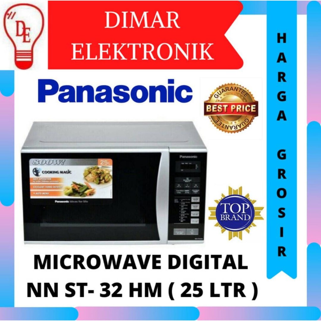 Panasonic Nnst32hmtte Microwave Digital 25 Liter 450 Watt