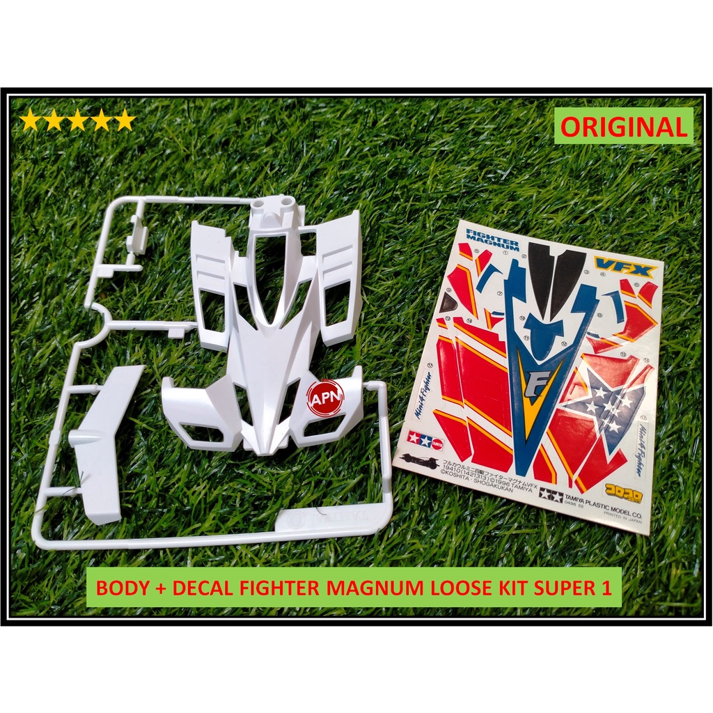 BODY + DECAL FIGHTER MAGNUM LOOSE KIT SUPER 1 ORIGINAL TAMIYA - BODY