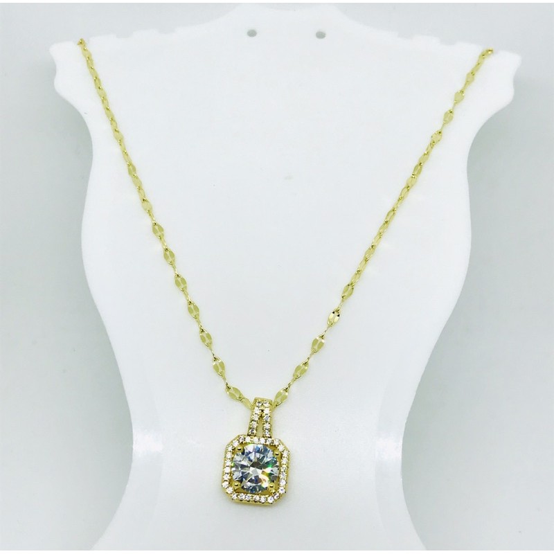 kalung titanium//kalung permata//titanium//perhiasan titanium