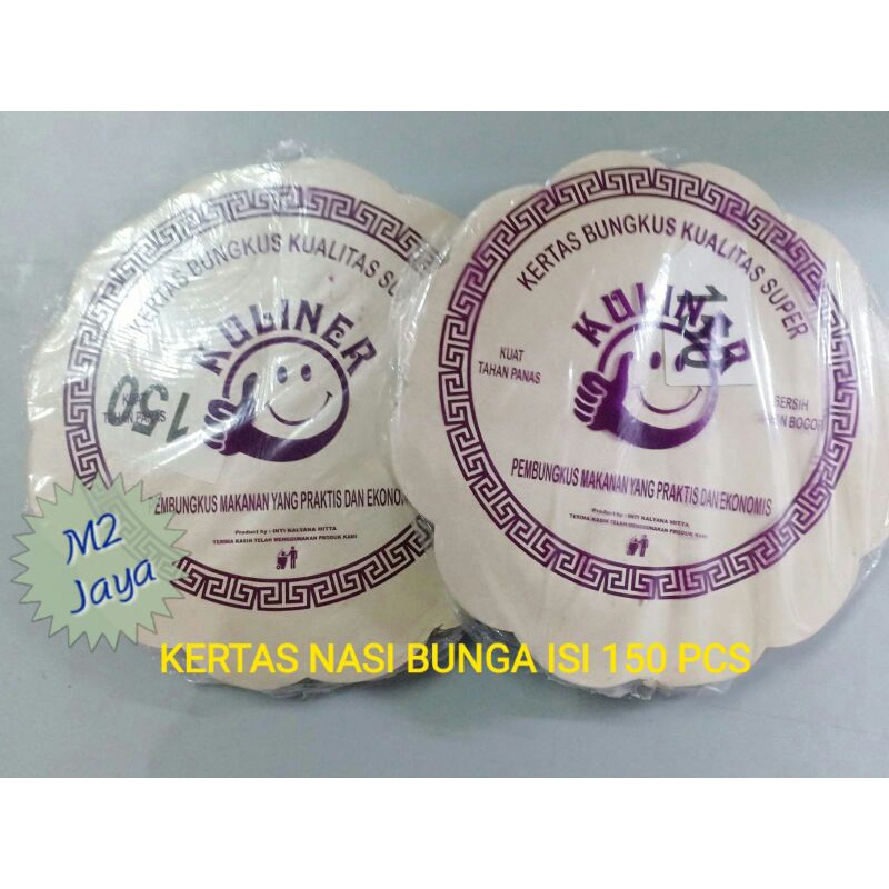 

KERTAS NASI BUNGA ISI 150 PCS
