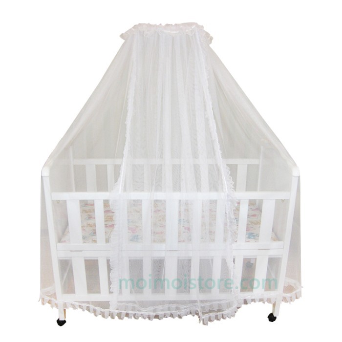 Miliki Kelambu Baby Box 1 Tiang / kelambu box kayu / kelambu bayi ,urah - Putih Terjangkau