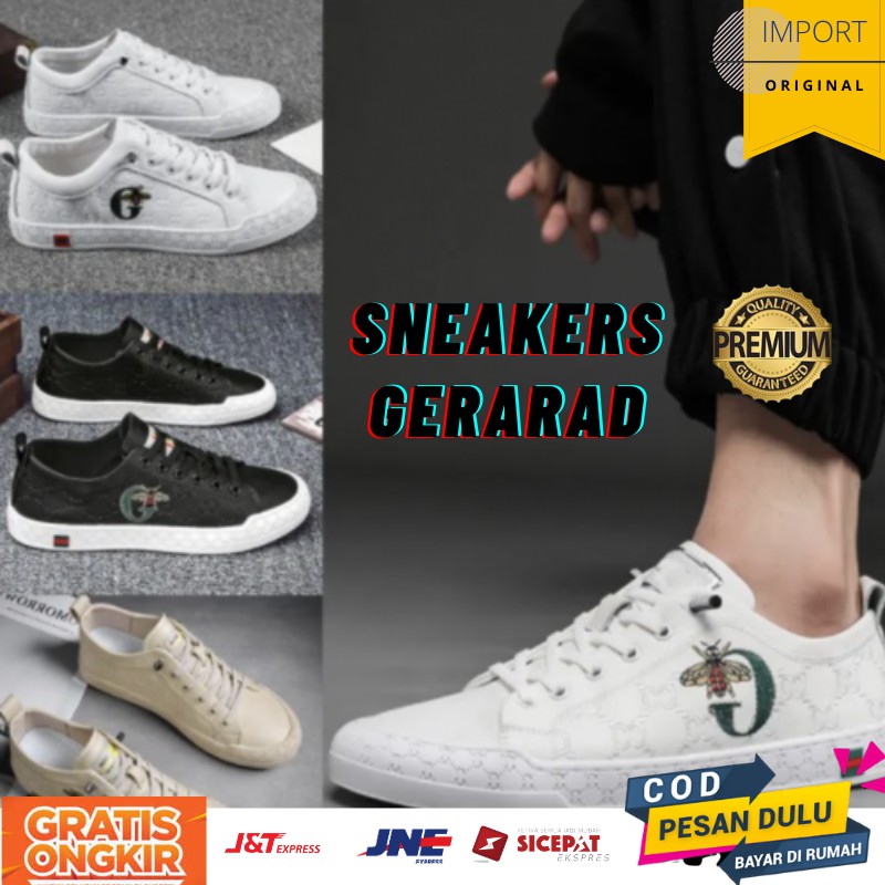 Sepatu Sneakers Gerard Sneaker Import pria Casual Import Murah Keren Berkualitas Original Kekinian