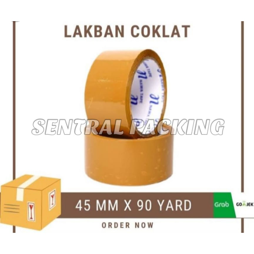 

LAKBAN COKLAT 45mm x 90 Yard / PCS