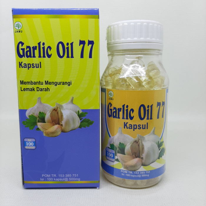 

Garlic Oil 77 isi 100 kps / Extrafk Bawang putih / Bawang Putih Kapsul Termurah