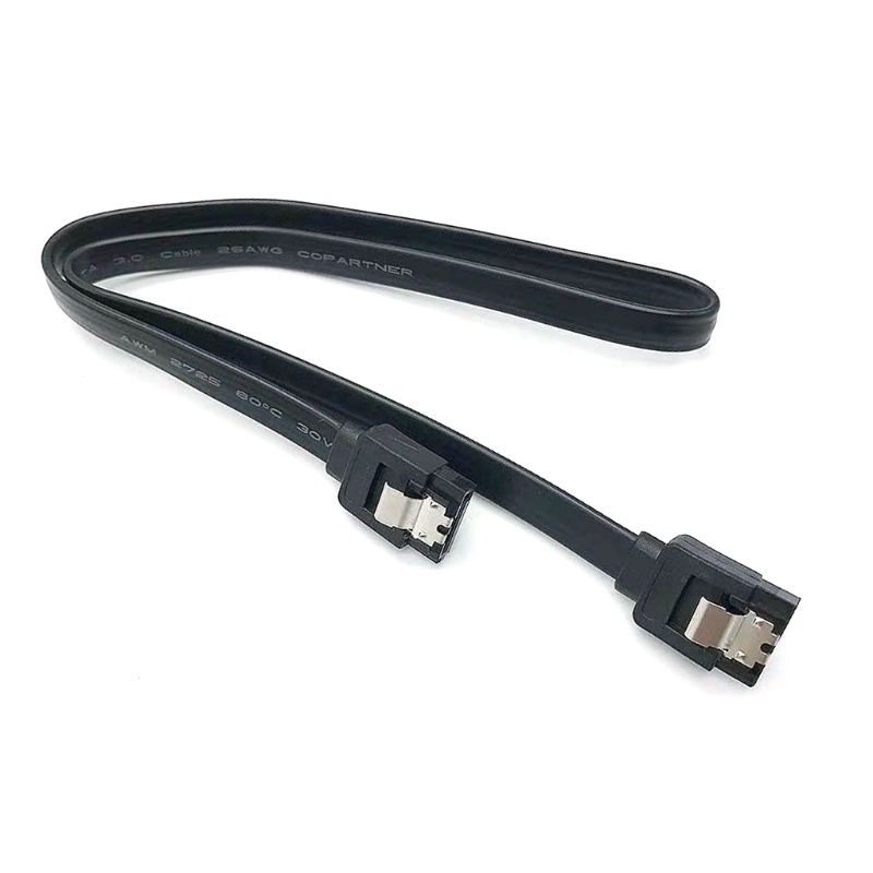 Kabel btsg SATA3.0 III Kabel Data 6Gbps Untuk HDD SSD Driver Writer Hitam40 /60 /100cm