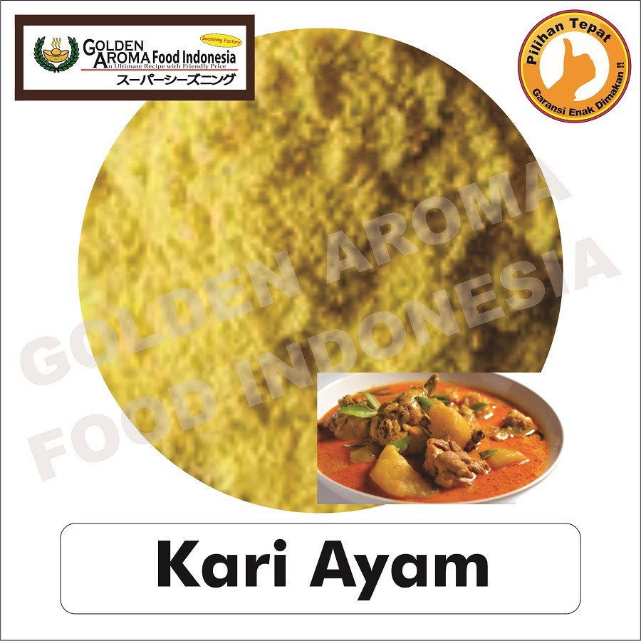 

Bubuk Tabur Kari Ayam 250gr Bumbu Masak Serbaguna Murah Halal 1/4Kg chicken curry Seasoning Powder