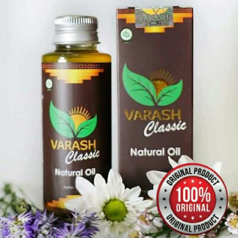 MINYAK VARASH CLASSIC NATURAL OIL 100ML ORIGINAL 100% - FREE FLIPTOP