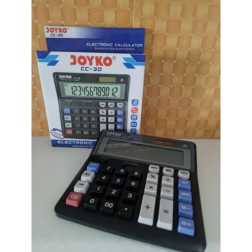 

Kalkulator Joyko CC-30 12 Digit / Calculator 12 Digit Joyko CC-30