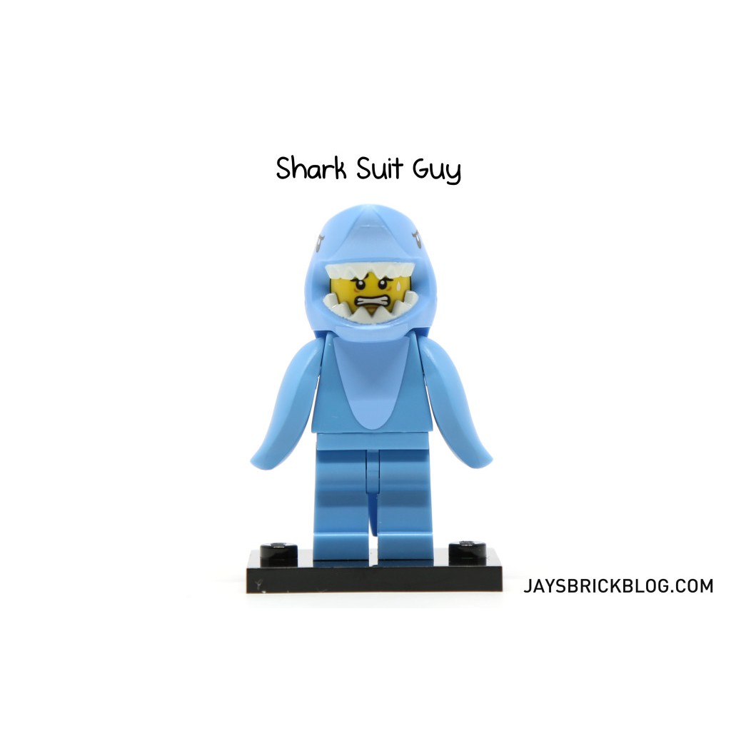 LEGO Minifigures Series 15- Shark Suit Guy (Sealed)