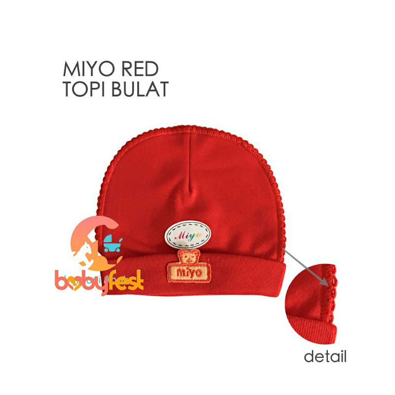 MIYO ARELLA SETELAN PANJANG SIZE 0-3 BULAN RED SERIES