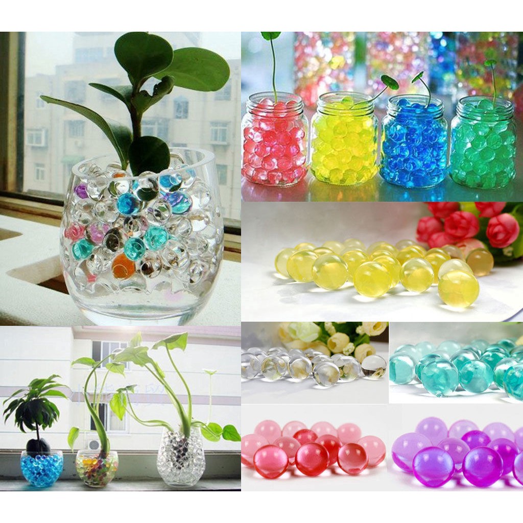 READY Magic Growing Water Bead Kids Sensory Toys Vase Plant Wedding Home Decor/ BUNGKUS ISI 10 gram