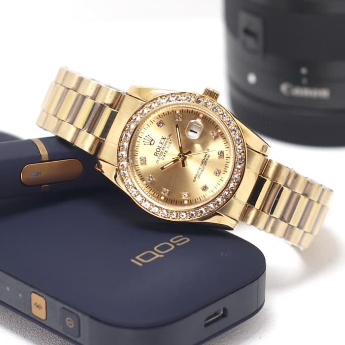 JAM TANGAN MURAH/JAM ORIGINAL/ JAM TANGAN ROLEX RANTAI 2293