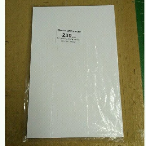

Kertas Linen Putih 230 gram
