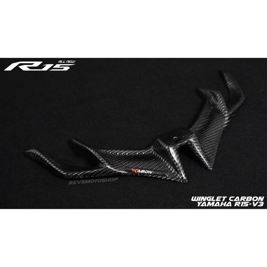 KABON YAMAHA R15V3 R15V4 R15M  WINGLET KARBON