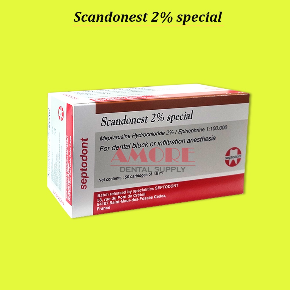 Septodont Scandonest 2% Special Dental