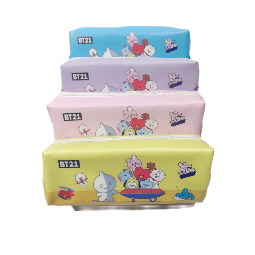 

LJK SHOP - KOTAK PENSIL MOTIF BTS/BT21 TP-05 / TEMPAT PENSIL / PENCIL CASE