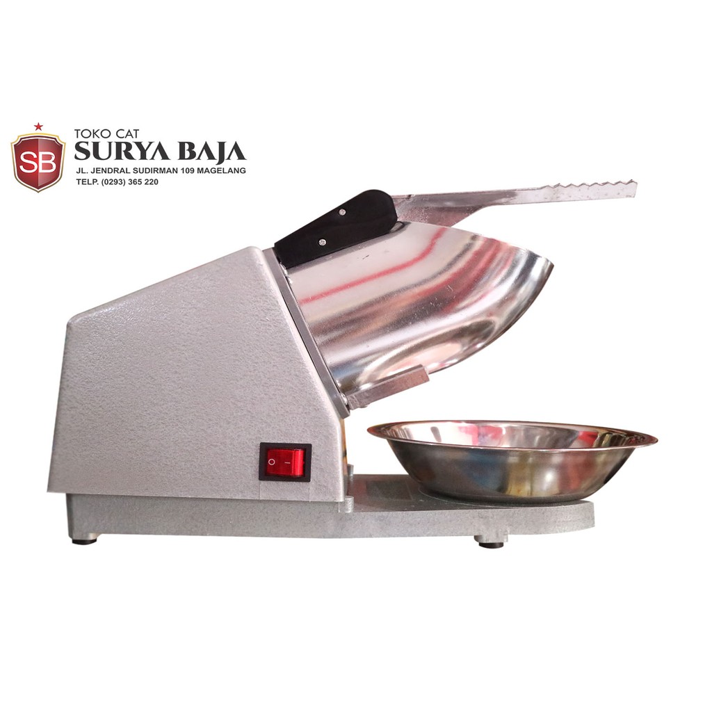 Mesin Serut Es Batu Mollar Ice Smashing Machine Serut Es Batu Listrik 2 Mata Pisau