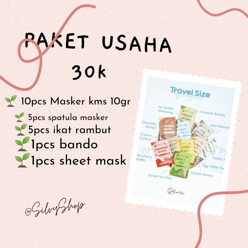 paket usaha masker Lea gloria