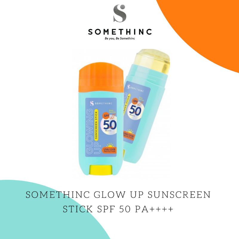 SOMETHINC GLOW UP PHYSICAL SUNSCREEN STICK CRYSTAL CLEAR 15gr