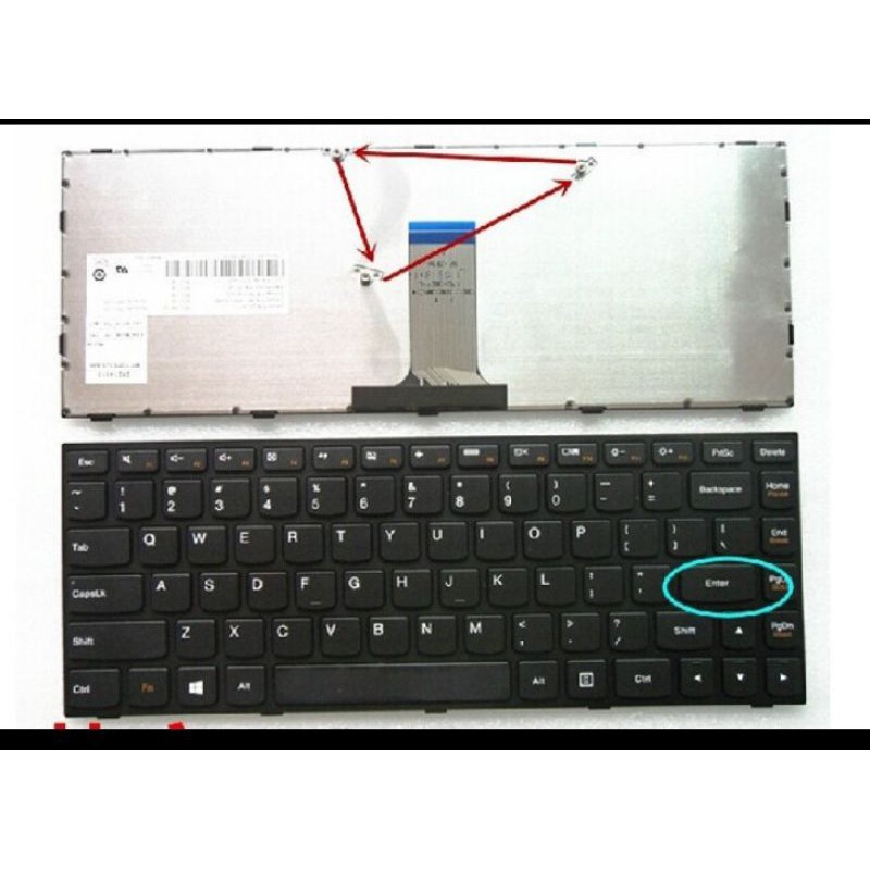 Keyboard Laptop Lenovo IdeaPad G40 ,G40-30 ,G40-45 ,G40-70, G40-75