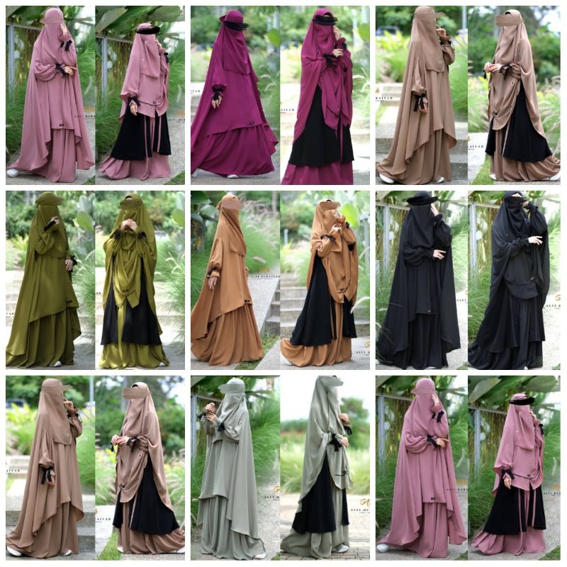 GAMIS GEULIS BY ALFI HURAIYAH | GAMIS SET GEULIS KHIMAR GEULIS ALFI HURAIYAH