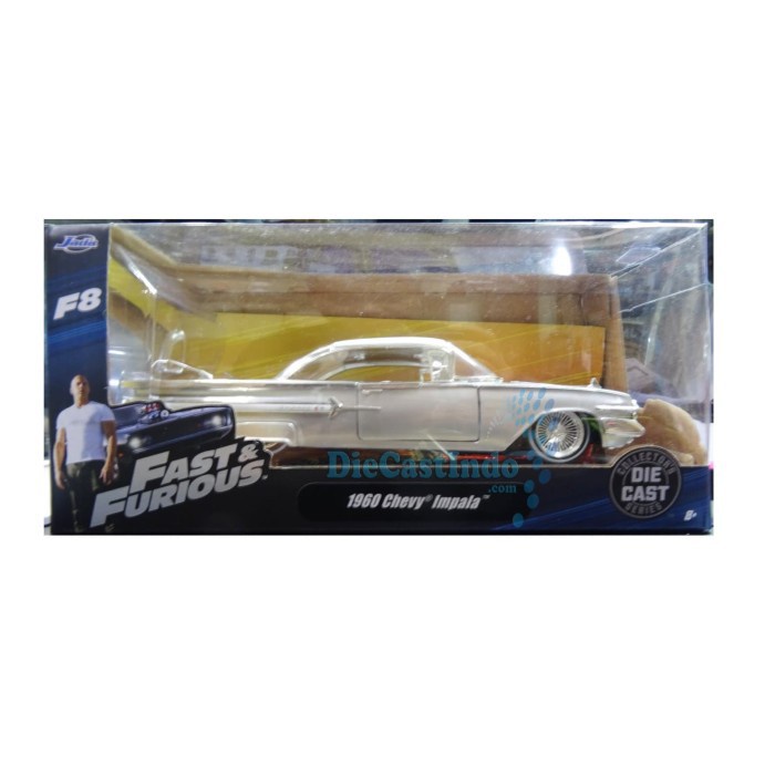 Jada 24 - Chevy Impala 1960, Silver - Velg Jari-Jari