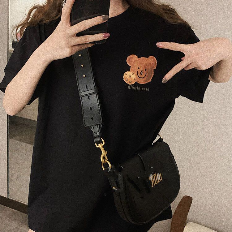 [COUPLE] Overtee Tshirt Oversize Wanita Motif Bear Couple Cookies - 100% Import