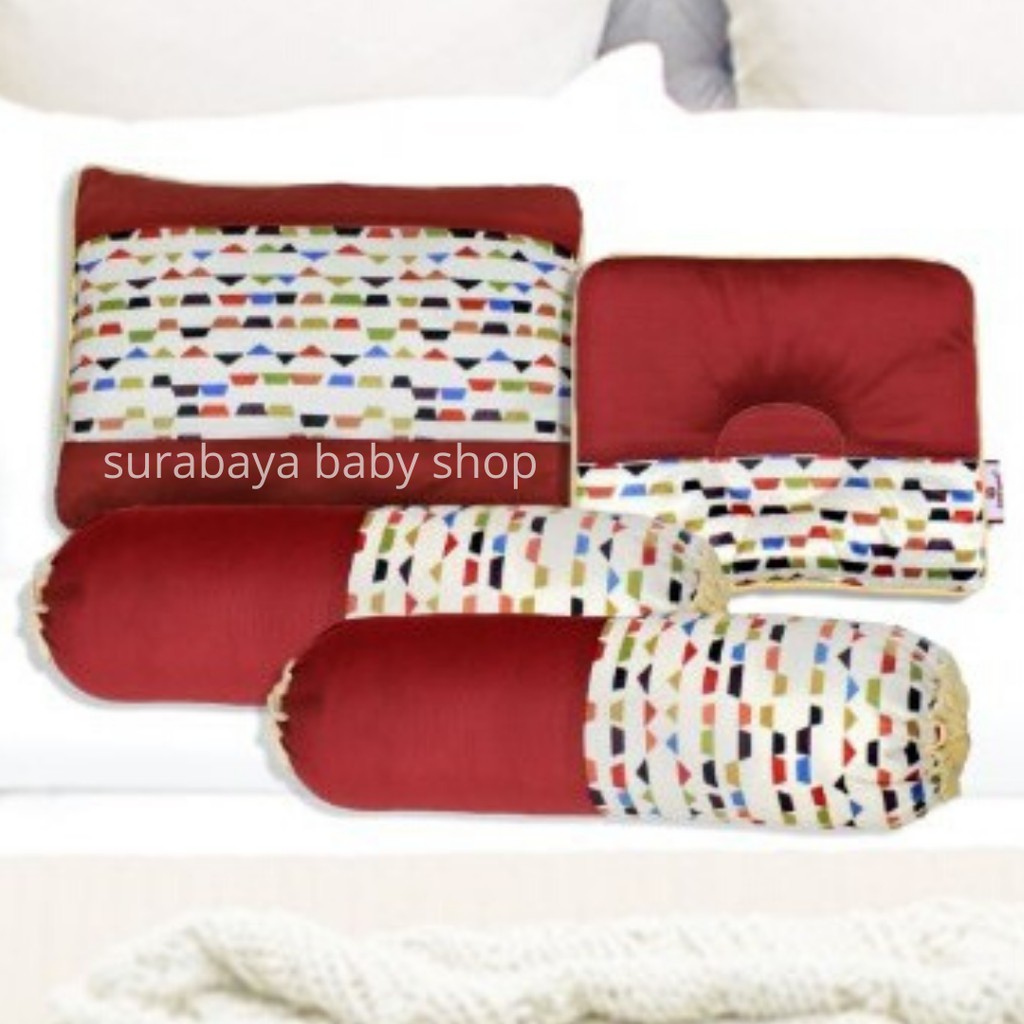 BANTAL DOUBLE + GULING SET SERI SAILOR CINTAKA/ BROWN BEAR OMILAND / TRAIN OMILAND / PENGUIN OMILAND TCB2313