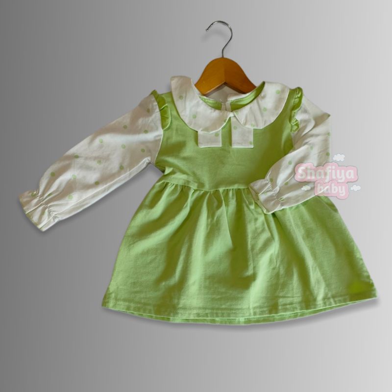 Dress Baby Impor 8m-1y