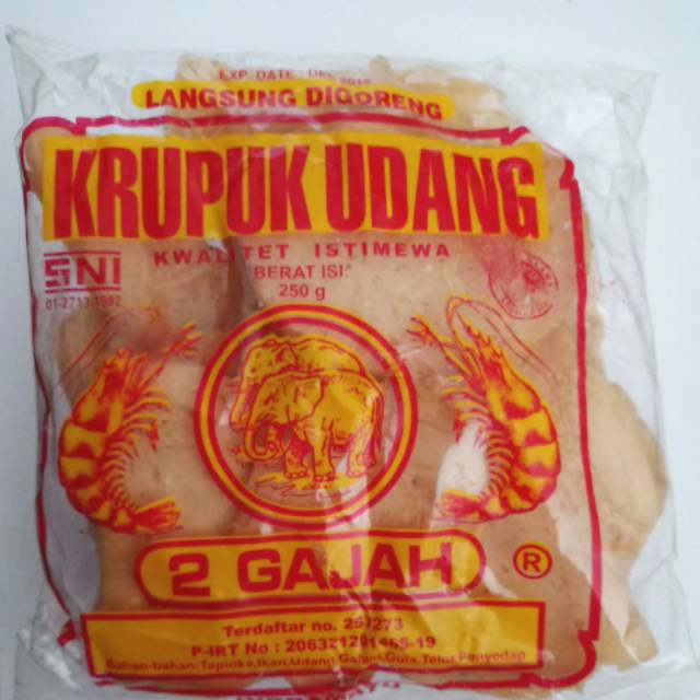 

KERUPUK UDANG 2 GAJAH INDRAMAYU