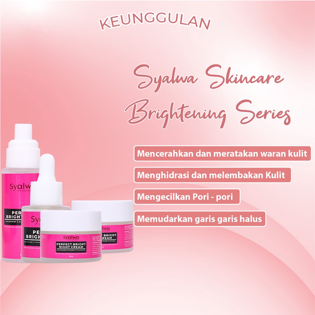 [ SKINHOUSEID ] SYALWA PERFECT BRIGHT SERIES