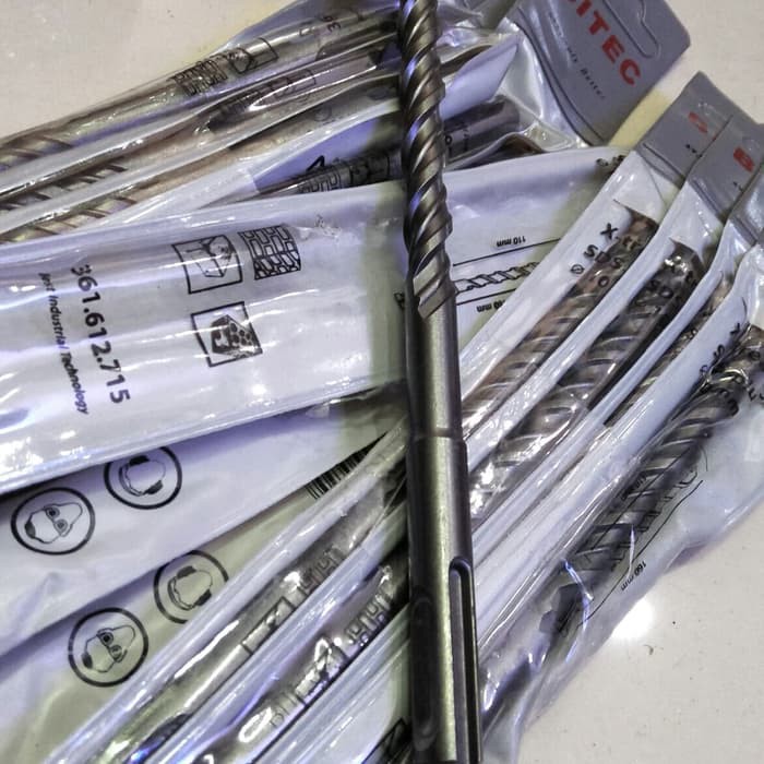 Mata bor tembok beton 10mm Sds plus BITEC Sds + 10 x 160mm