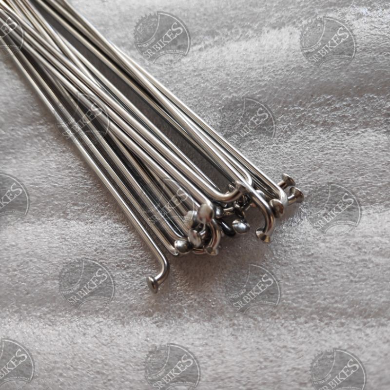Spoke Jari Jari Ruji STAINLESS 14G x 282 mm Sepeda CTB Jengki Fixie RB. UNION SX MADE IN TAIWAN