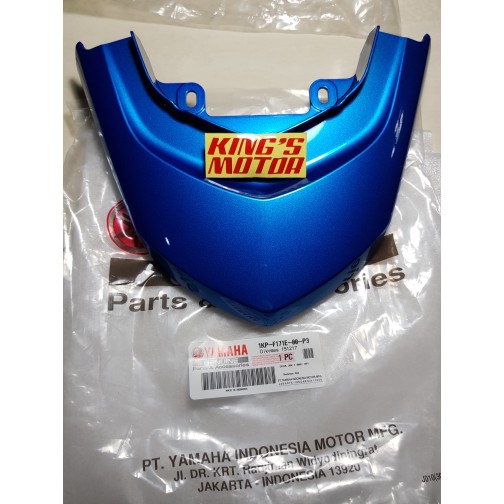 sambungan body, cover tail, stop SOUL GT 115 BIRU MUDA ASLI YAMAHA