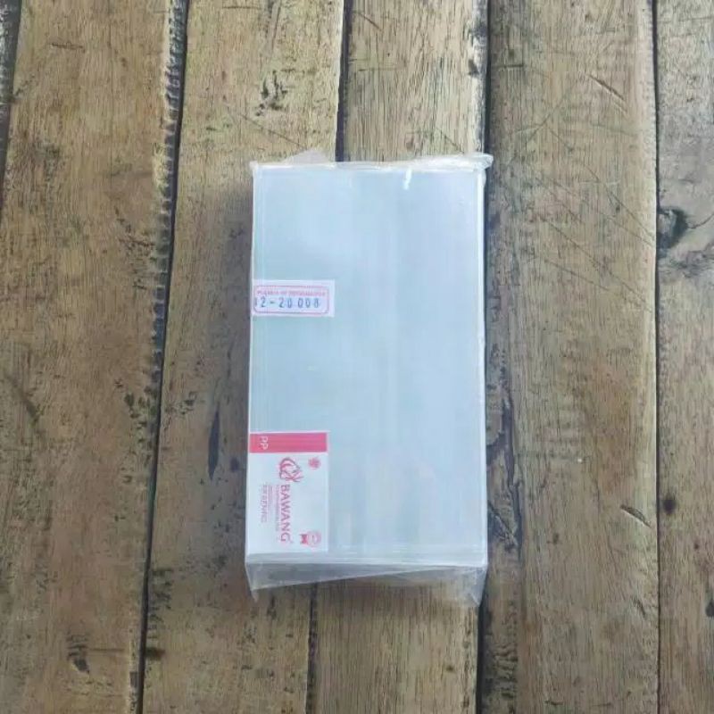 PLASTIK PP BENING TEBAL 08 MERK BAWANG BERBAGAI UKURAN