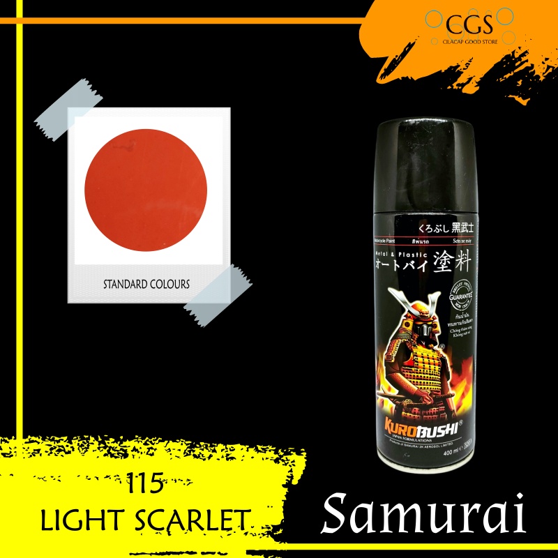 Pilok Samurai LIGHT SCARLET 115 - pilok samurai orange - pilox samurai orange - pilok orange - pilok