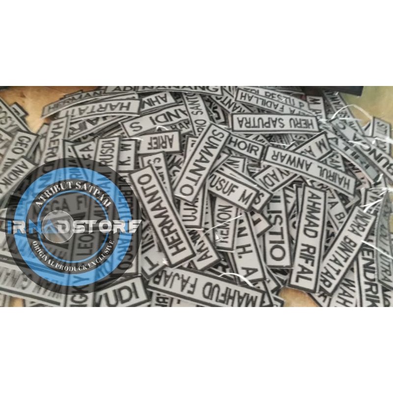

Papan nama untuk rompi jaket bisa riquest nama