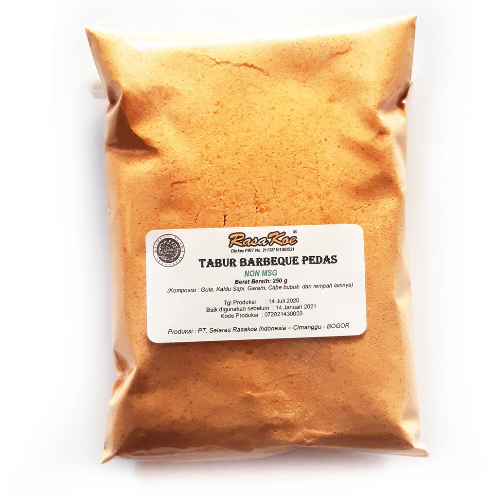 

Bumbu Tabur Barbeque Pedas 250gr