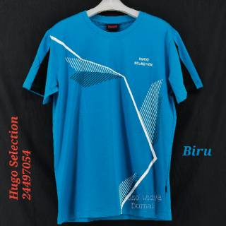  Kaos  Oblong  Pria  Hugo Selection 24497054 Lengan Pendek 