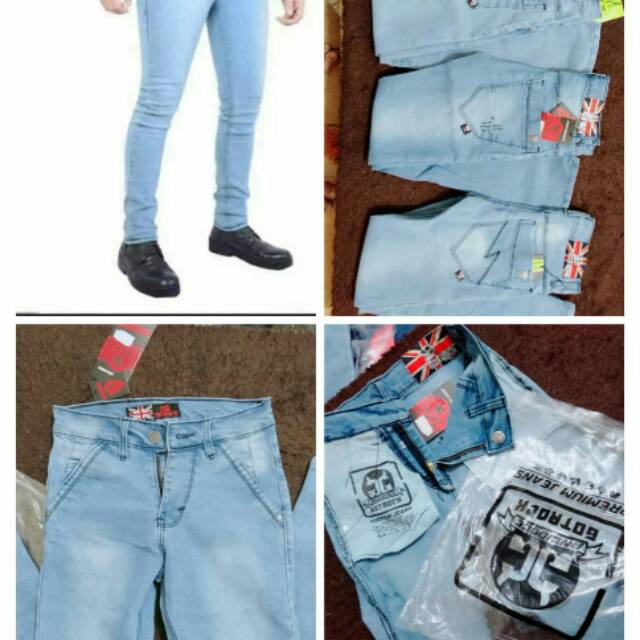 Celana levis cowo//celana pensil levis pria// celana levis panjang cowo