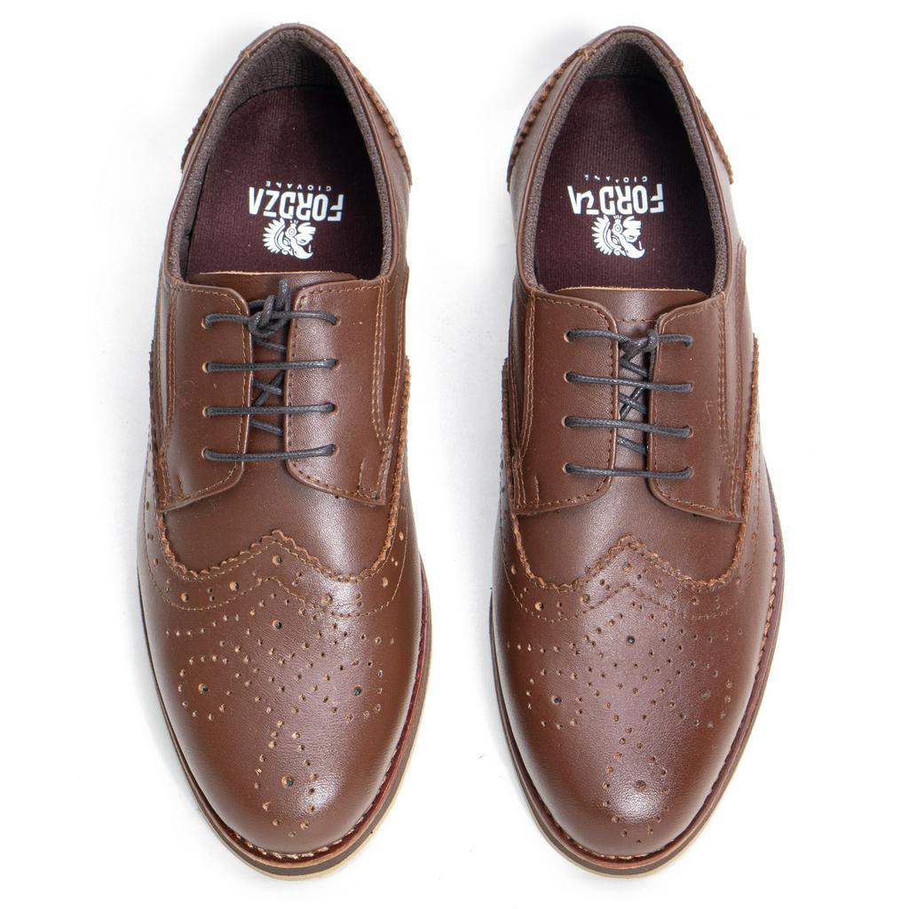 Sepatu Pantofel Pria Formal Oxford Kulit Asli Original Fordza D332