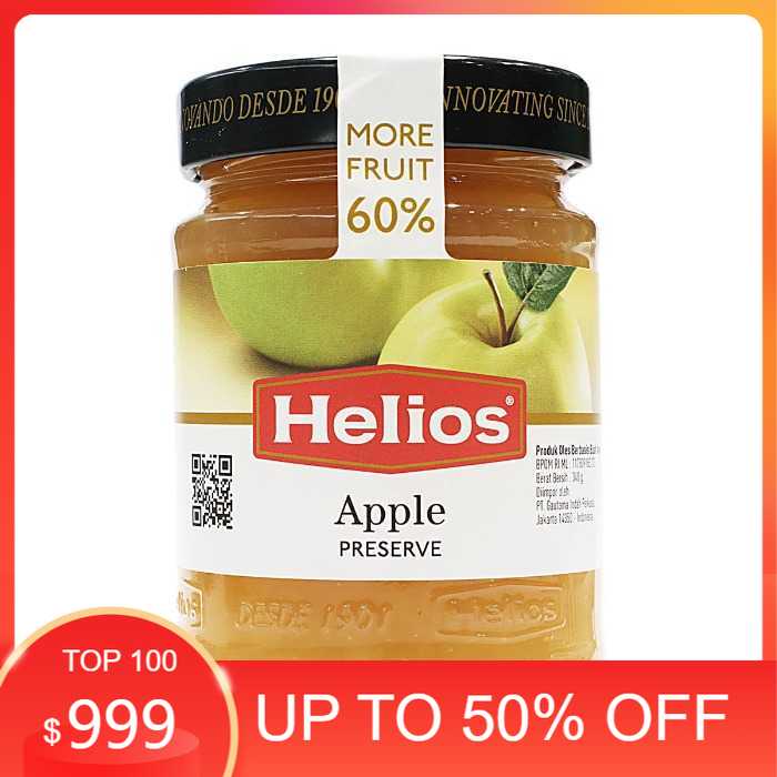 

Termurah Selai Helios Apple Preserve 340g
